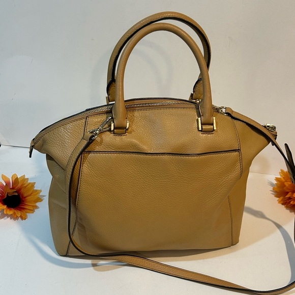 Michael Kors Leather Satchel Hobo Shoulder Bag - Picture 6 of 9